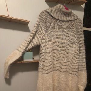 Cozy Anthropologie Turtleneck Sweater Dress